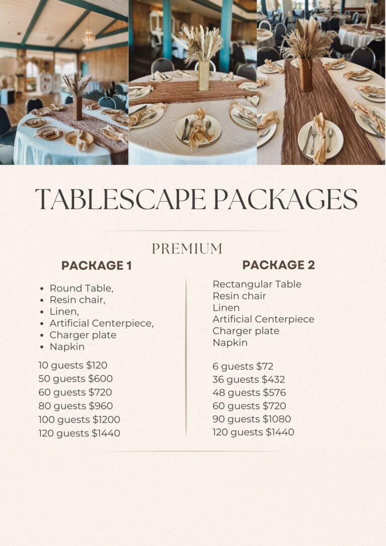 Premium Tablescape Packages