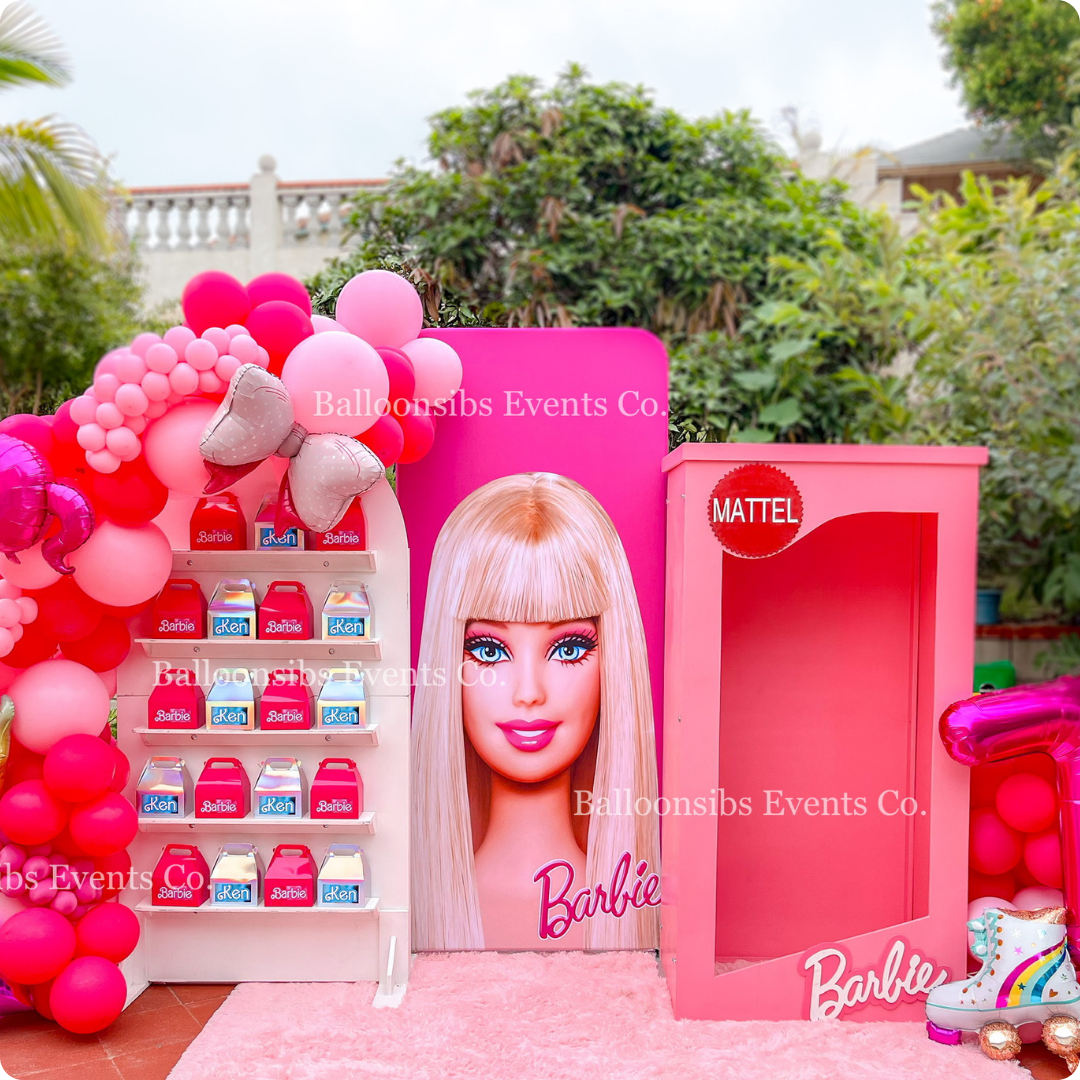 Barbie Backdrop Set Backdrop